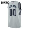 Canotte Bambino Orlando Magic Personalizzate Nike 2024-25 City Edition Grigio Swingman